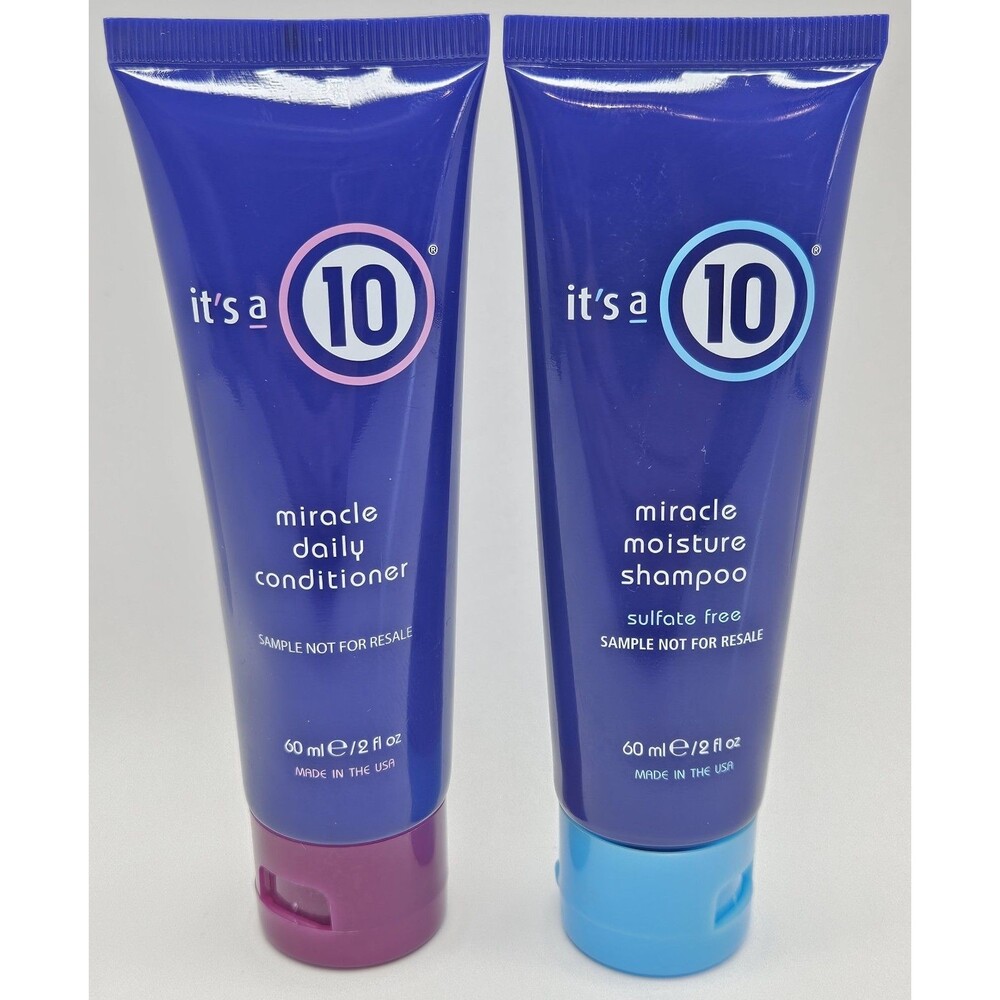 It’s A 10 Miracle Moisture Shampoo & Daily Conditioner 2 fl oz 60ml Each Travel